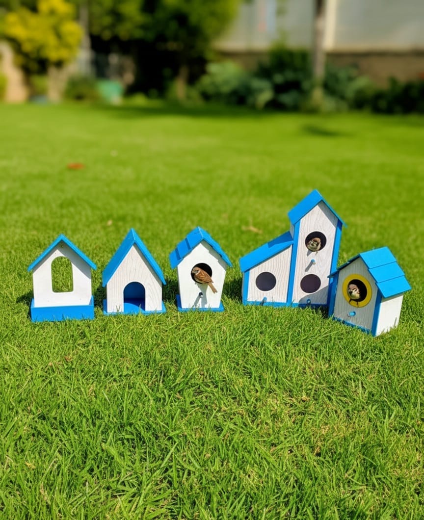 5 PVC Birds Houses