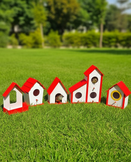 5 PVC Birds Houses